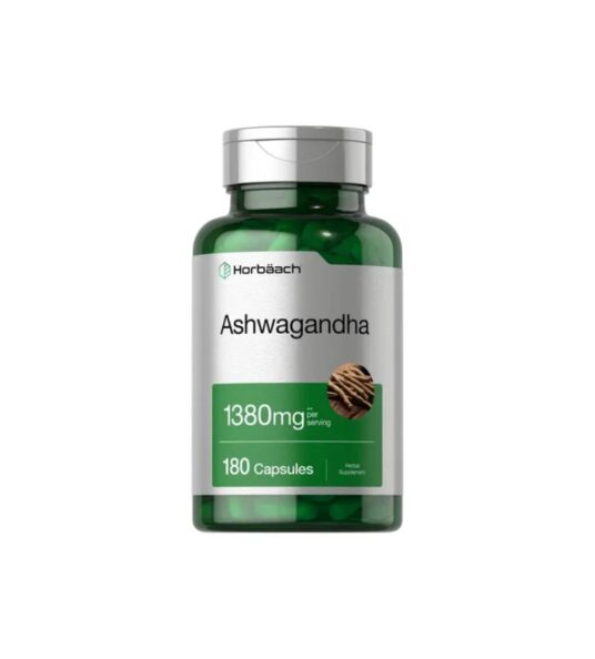 ASHWAGANDHA 1380MG 180 CAPSULAS