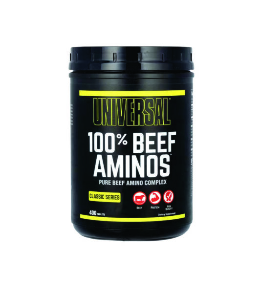 BEEF AMINOS UNIVERSAL 400 TABLETAS
