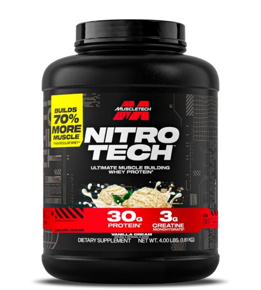 NITROTECH ULTIMATE MUSCLE BUILDING WHEY PROTEIN 4LB