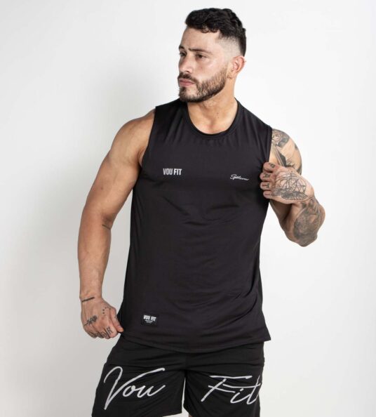 Camisilla Classic Summer Negra Voufit